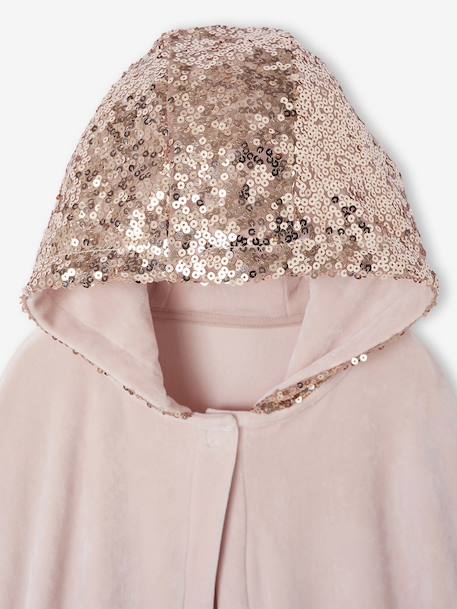 Pyjamas with Sequinned Cape for Girls rosy - vertbaudet enfant 