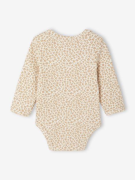 Pack of 5 Bodysuits with Cut-Away Shoulders for Newborns ecru - vertbaudet enfant 