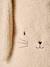Panier de rangement lapin en sherpa sable - vertbaudet enfant 
