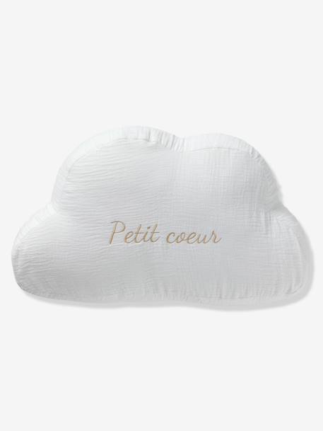 Cloud Cushion in Cotton Gauze cinnamon+ecru+grey blue+rosy+sage green - vertbaudet enfant 