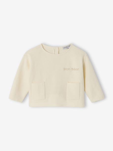 Ensemble bébé mixte en tricot personnalisable écru - vertbaudet enfant 