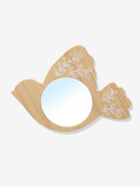 -Wooden Bird Mirror