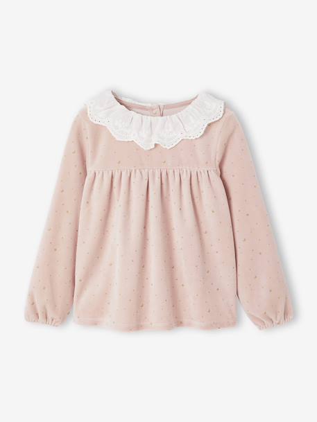 Pyjamas with Sequinned Cape for Girls rosy - vertbaudet enfant 