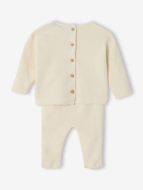 Ensemble bébé mixte en tricot écru - vertbaudet enfant 