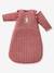 Baby sleeping bag with detachable long sleeves, ENCHANTED RABBIT old rose - vertbaudet enfant 