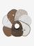 Semainier de bavoirs Léopard personnalisable beige - vertbaudet enfant 