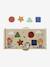 2-in-1 Shape Sorter in FSC® Wood, THE HAPPY ANIMALS yellow - vertbaudet enfant 