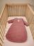 Baby sleeping bag with detachable long sleeves, ENCHANTED RABBIT old rose - vertbaudet enfant 
