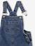 Wide-Leg Denim Dungarees for Girls black denim+denim grey+stone - vertbaudet enfant 