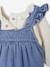 Ensemble 2 pièces naissance salopette en denim + body stone - vertbaudet enfant 