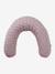 Nursing pillow and cover in cotton muslin and Liberty ENVIE DE FRAISE pale pink - vertbaudet enfant 