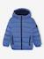 Doudoune à capuche doublée polaire garçon effet réfléchissant Gris+marine - vertbaudet enfant 