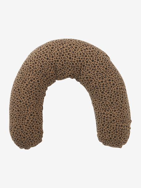Leopard cotton muslin nursing pillow ENVIE DE FRAISE beige - vertbaudet enfant 