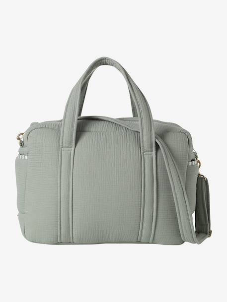 Customisable ENVIE DE FRAISE 24 or 48-hour changing bag sage green - vertbaudet enfant 