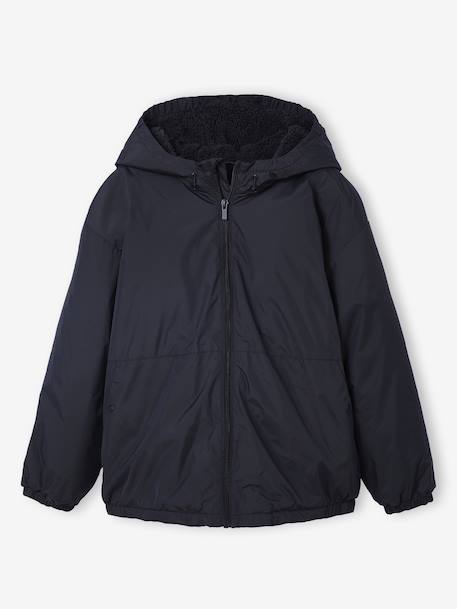 Sherpa-Lined Windcheater, JONEN anthracite - vertbaudet enfant 