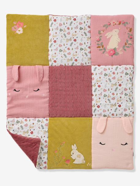 Floor mattress / ENCHANTED RABBIT play mat old rose - vertbaudet enfant 