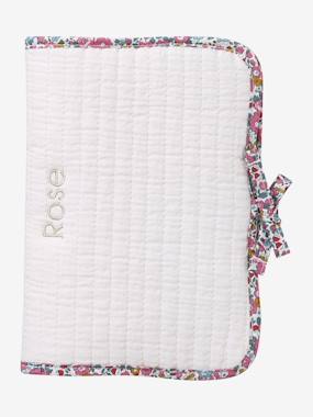 Protège carnet de santé en gaze de coton et Liberty personnalisable - vertbaudet enfant -Protège carnet de santé en gaze de coton et Liberty personnalisable