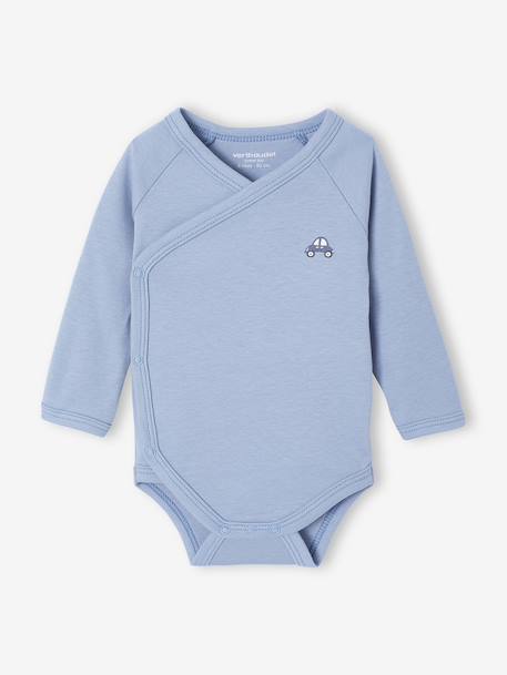 Pack of 5 Bodysuits for Newborns blue - vertbaudet enfant 