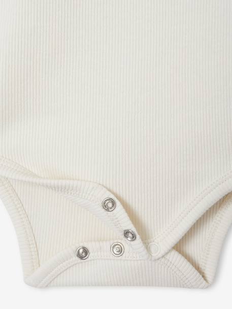 2-Piece Set for Newborns: Denim Dungarees + Bodysuit stone - vertbaudet enfant 