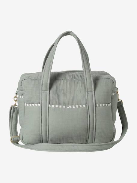 Customisable ENVIE DE FRAISE 24 or 48-hour changing bag sage green - vertbaudet enfant 
