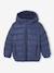 Doudoune à capuche doublée polaire garçon effet réfléchissant Gris+marine - vertbaudet enfant 