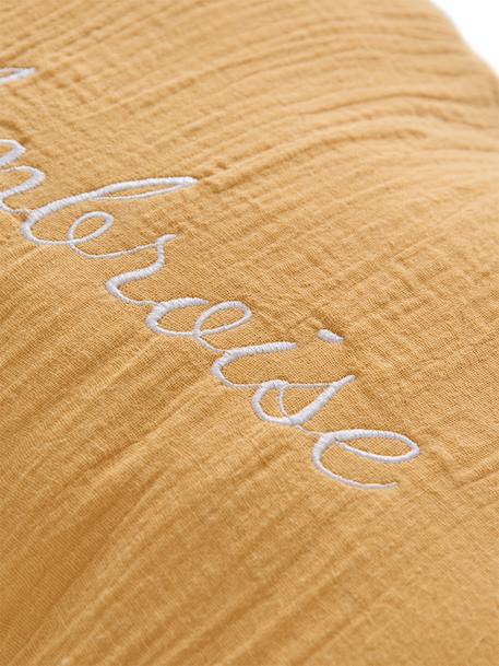 Cloud Cushion in Cotton Gauze cinnamon+ecru+grey blue+rosy+sage green - vertbaudet enfant 