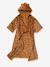 Sleeved blanket with leopard print hood printed beige - vertbaudet enfant 