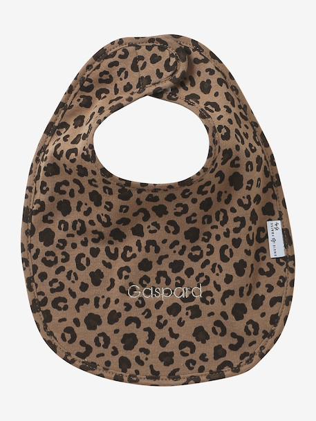 Leopard Bib Set, ENVIE DE FRAISE beige - vertbaudet enfant 
