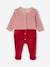 Pyjama noël et bonnet bébé en velours ENVIE DE FRAISE personnalisable rouge - vertbaudet enfant 