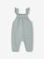 Dungaree in baby fleece sage green - vertbaudet enfant 