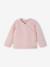 3-Piece Set for Newborns: Plain Knit Cardigan + Sleepsuit + Bodysuit rose - vertbaudet enfant 
