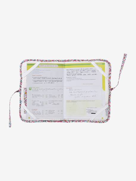 Customisable cotton muslin and ENVIE DE FRAISE Liberty health record cover pale pink - vertbaudet enfant 