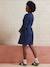 Fleece Sweatshirt Dress for Maternity navy blue - vertbaudet enfant 