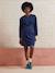 Fleece Sweatshirt Dress for Maternity navy blue - vertbaudet enfant 