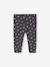 Printed Ribbed Knit Leggings for Babies anthracite+taupe - vertbaudet enfant 
