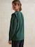 Openwork Cotton Blouse for Maternity & Nursing fir green - vertbaudet enfant 