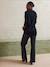V-neck nursing clothes jumper in moss stitch and lace black - vertbaudet enfant 
