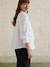 Embroidered Cotton Muslin Shirt, Maternity & Nursing white - vertbaudet enfant 