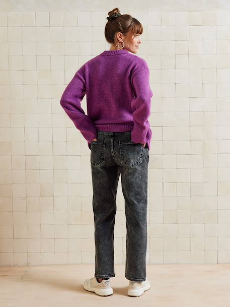 Straight Leg Jeans with Seamless Belly Band for Maternity brut denim+denim grey+ecru+stone - vertbaudet enfant 
