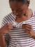 Striped nursing clothes t-shirt in organic cotton* bordeaux red - vertbaudet enfant 