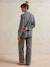 Ensemble 2 pièces pyjama de grossesse coton vichy carreaux noir - vertbaudet enfant 