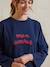 Set of 2-Piece 'Mon Amour' Pyjamas for Maternity navy blue - vertbaudet enfant 