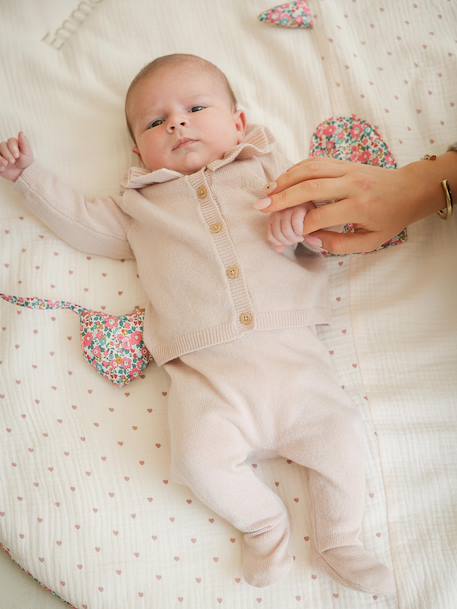 Customisable ENVIE DE FRAISE wool and cashmere newborn set blush - vertbaudet enfant 