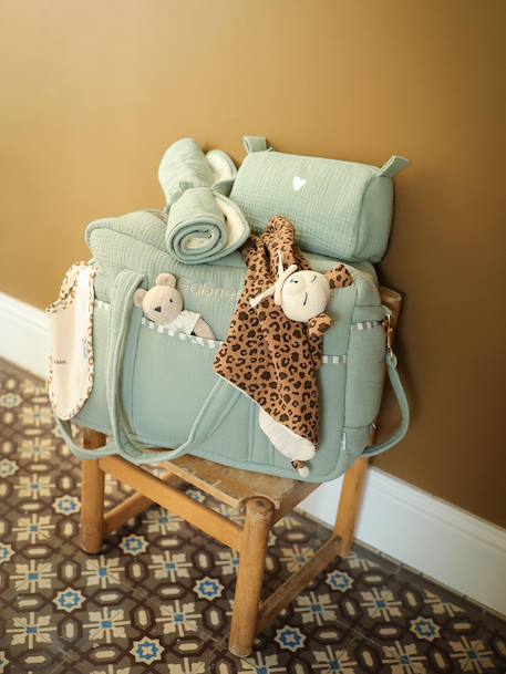 Sac à langer évolutif 24 ou 48h personnalisable vert sauge - vertbaudet enfant 