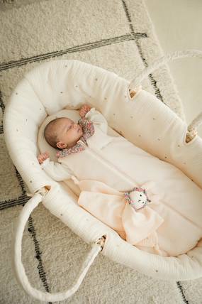 Moses Basket in Woven Natural Fibres for Babies, ENVIE DE FRAISE - vertbaudet enfant -Moses Basket in Woven Natural Fibres for Babies, ENVIE DE FRAISE