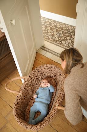 Moses Basket in Woven Natural Fibres for Babies, ENVIE DE FRAISE - vertbaudet enfant -Moses Basket in Woven Natural Fibres for Babies, ENVIE DE FRAISE