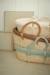 Moses Basket in Woven Natural Fibres for Babies, ENVIE DE FRAISE 0016+beige+sage green - vertbaudet enfant 
