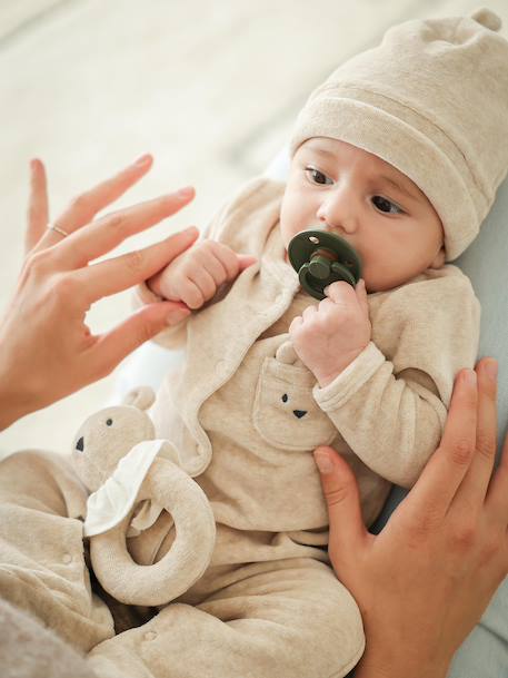 Customisable ENVIE DE FRAISE unisex newborn set marl beige - vertbaudet enfant 