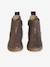 Boots fille cuir zippées bronze+camel+marine+vert - vertbaudet enfant 