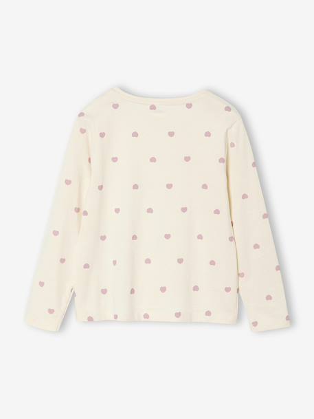 T-shirt manches longues fille Disney Marie les Aristochats écru - vertbaudet enfant 